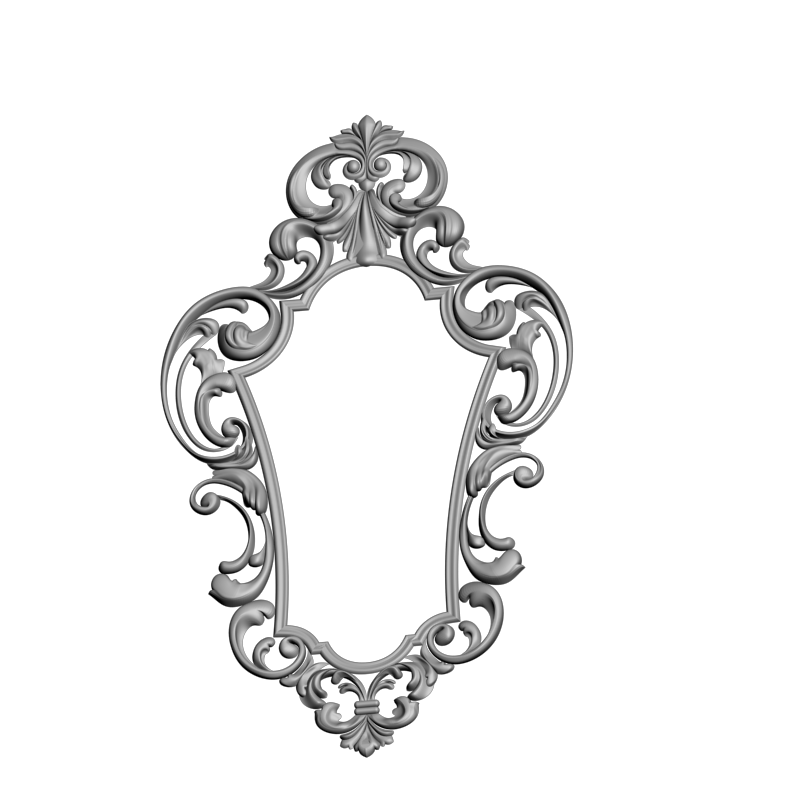 картинка Рамка резная D14-642 3D-STL.COM