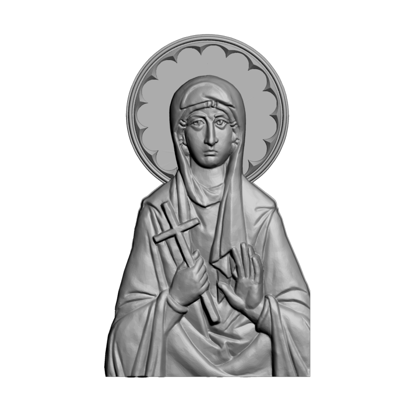 картинка Святая Великомученица Зоя V3-490 3D-STL.COM