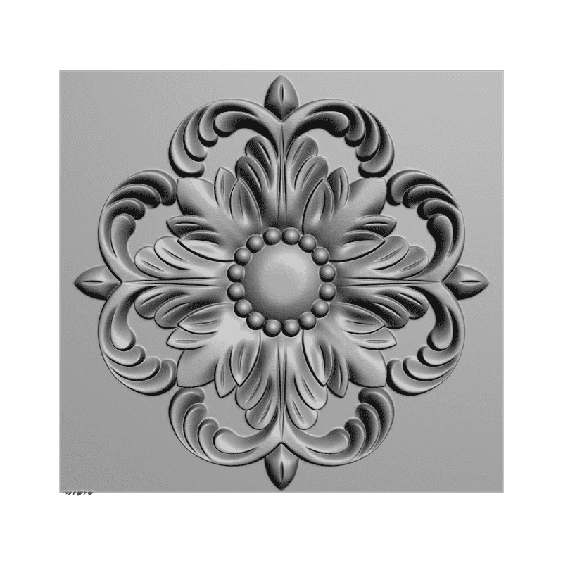 картинка Розетка резная D16-164 3D-STL.COM