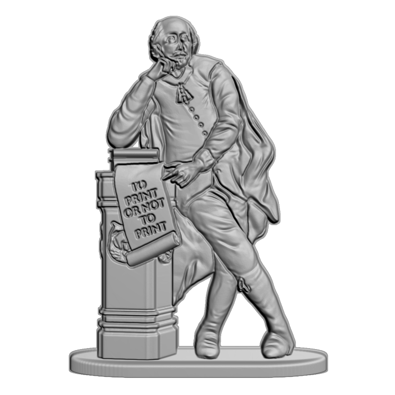 картинка Шекспир L1-127 3D-STL.COM