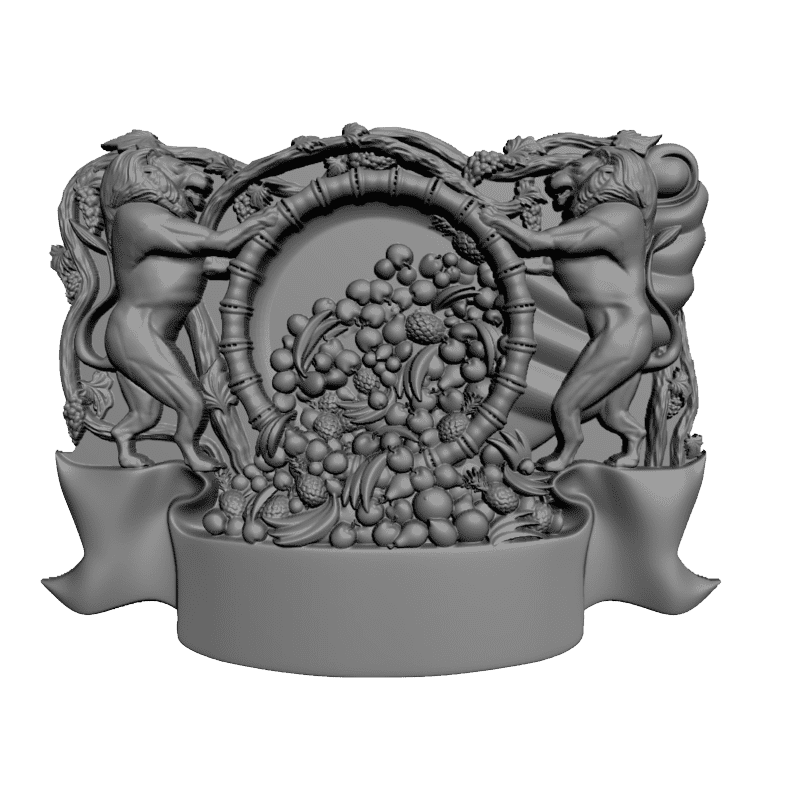 картинка Герб Изобилия RG1-052 3D-STL.COM