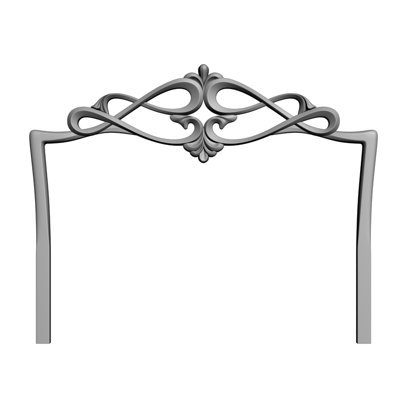 картинка Резная накладка D10-332 3D-STL.COM
