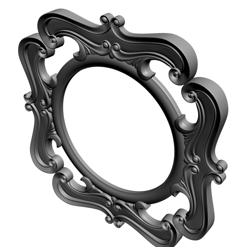 картинка Рама под зеркало D14-407 3D-STL.COM