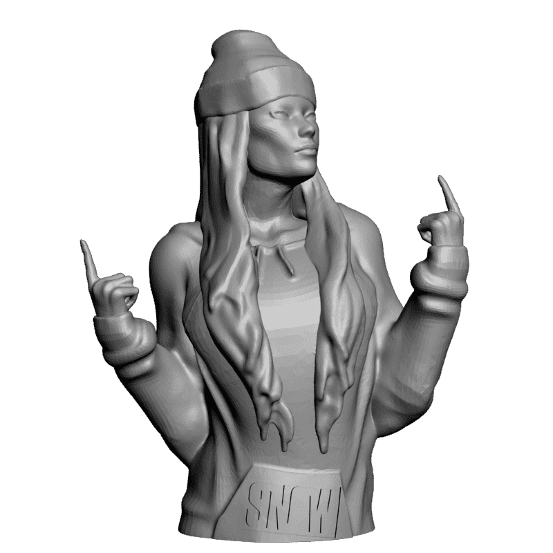картинка Девушка L2-069 3D-STL.COM