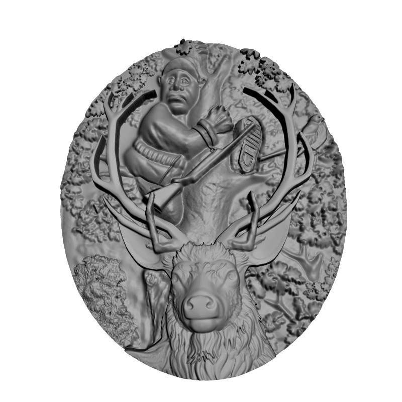 картинка Оберег от оленя P8-010 3D-STL.COM