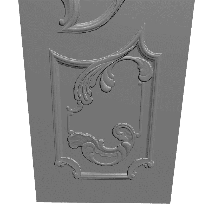 картинка Дверь резная H3-018 3D-STL.COM