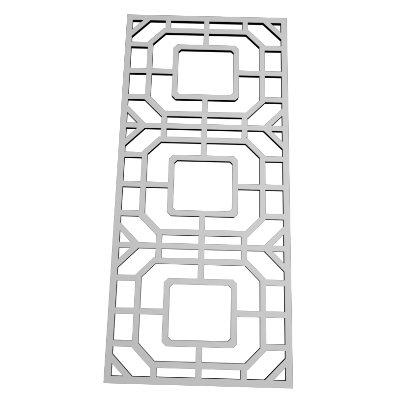 картинка Решётка декоративная D15-038 3D-STL.COM