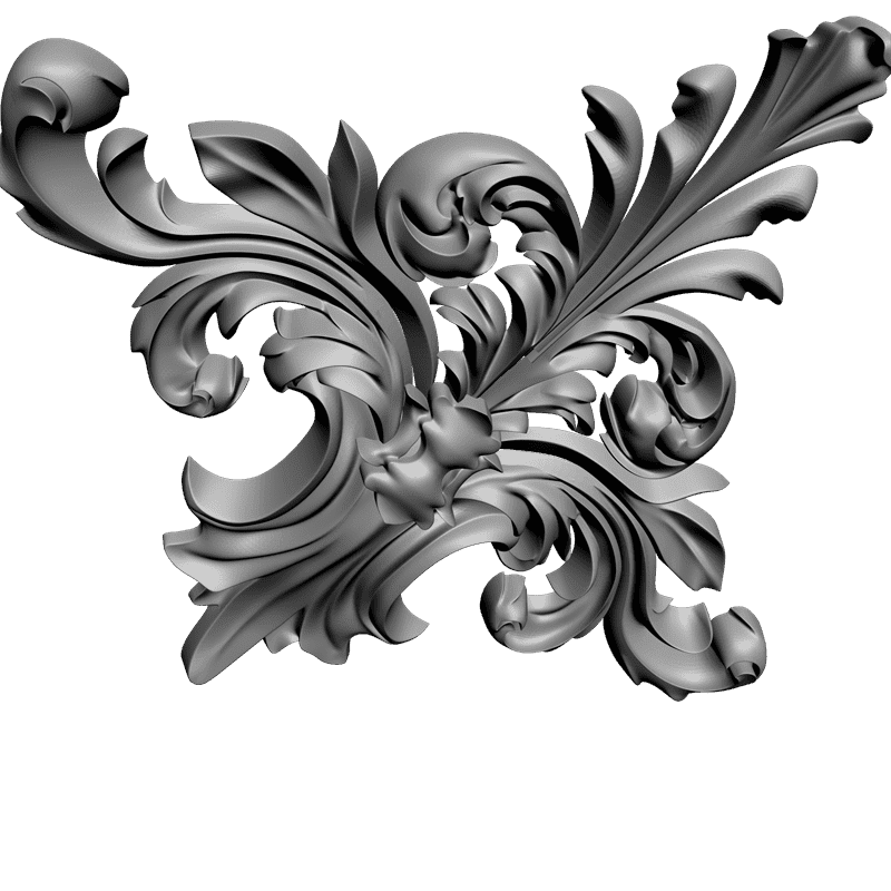 картинка Накладка резная D10-061 3D-STL.COM