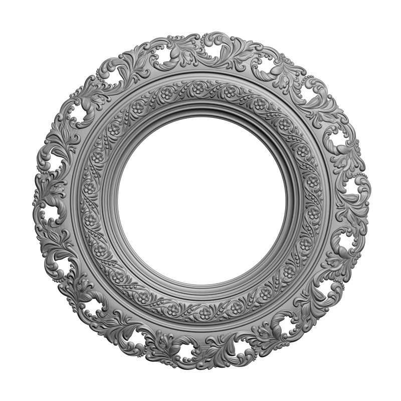 картинка Рама резная D14-481 3D-STL.COM