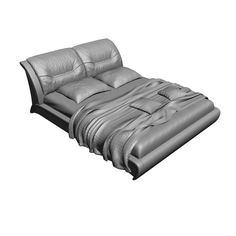 картинка Кровать M4-010 3D-STL.COM