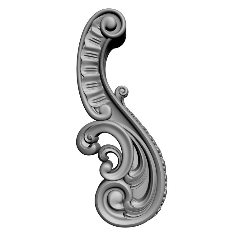 картинка Элемент столба резного D17-069 3D-STL.COM