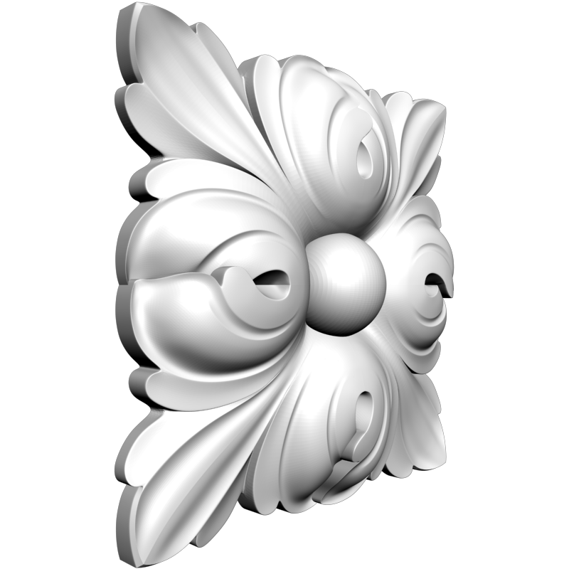 картинка Розетка резная D16-314 3D-STL.COM