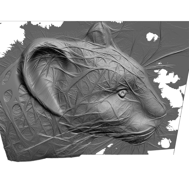 картинка Львица D12-125 3D-STL.COM