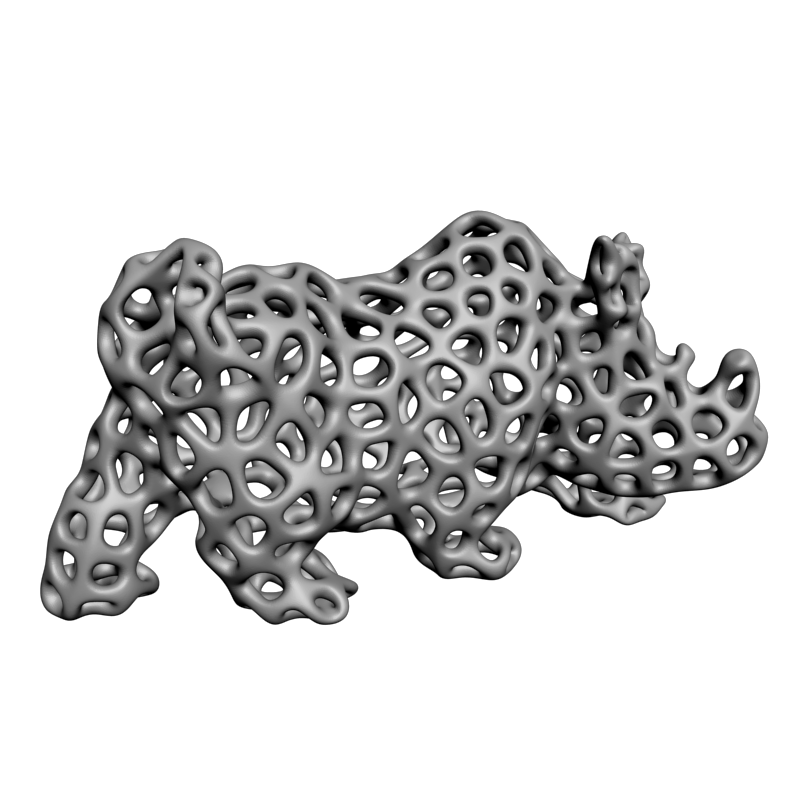 картинка Носорог F1-177 3D-STL.COM
