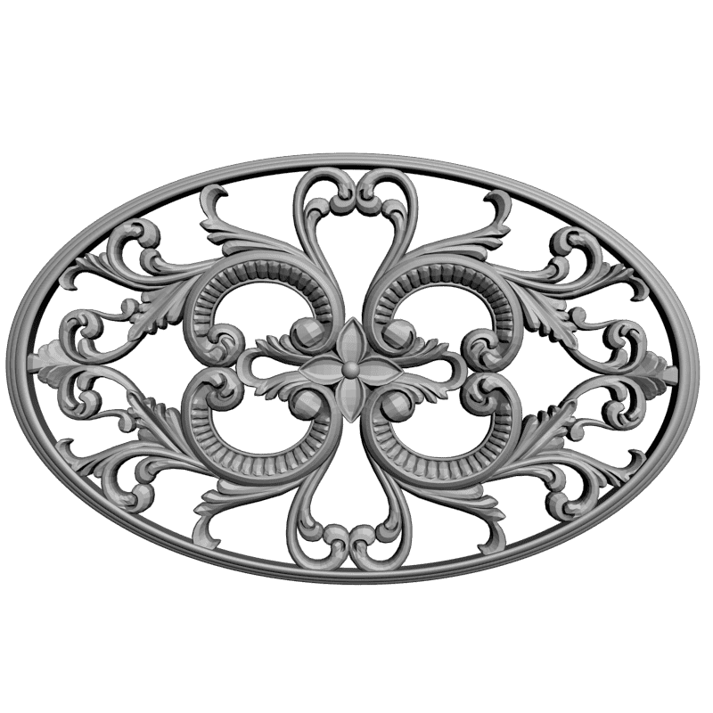 картинка Накладка резная D10-255 3D-STL.COM