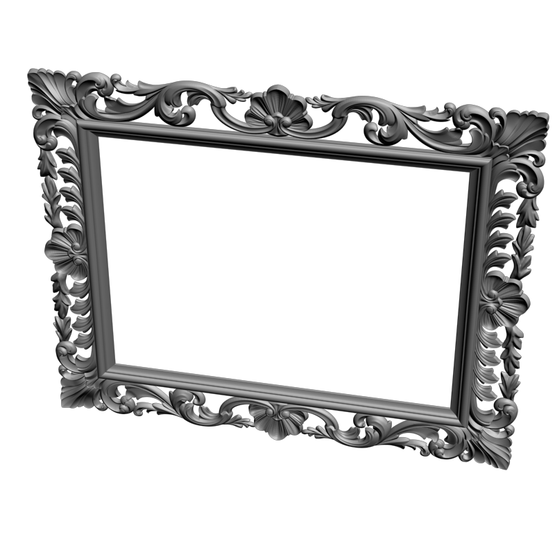 картинка Рамка резная D14-594 3D-STL.COM