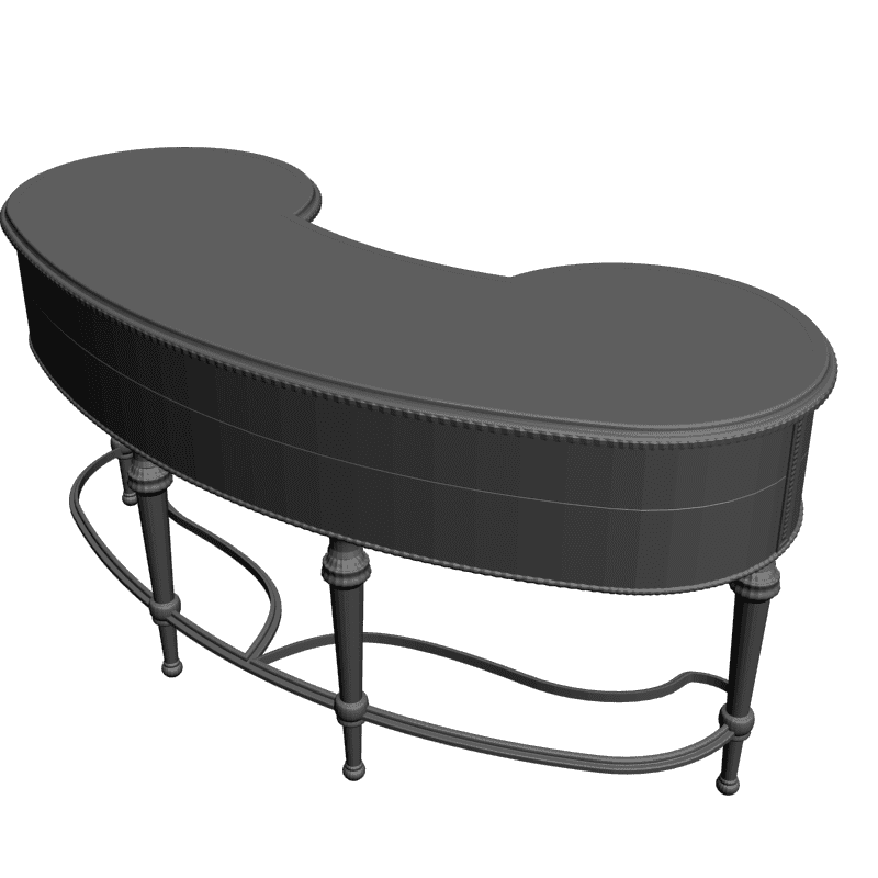 картинка Стол рецепшен M8-074 3D-STL.COM