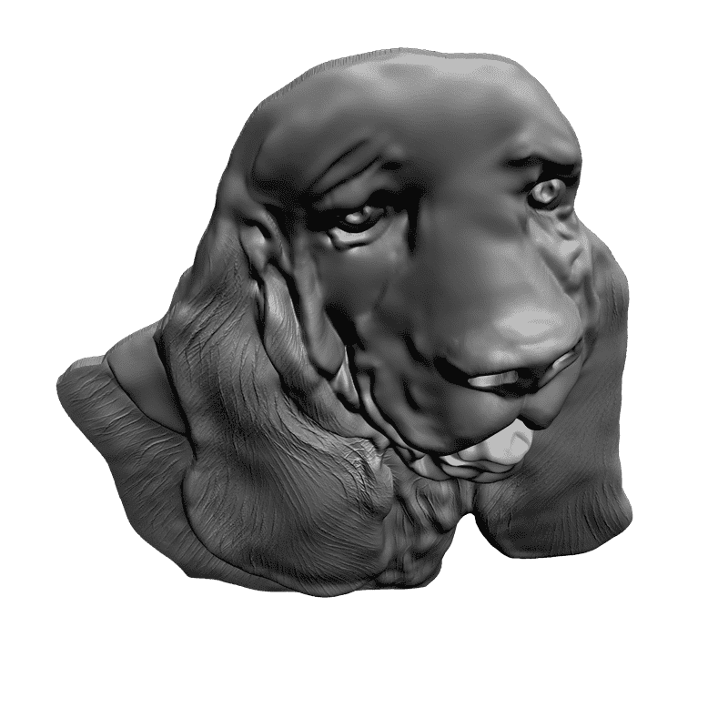 картинка Собака F1-018 3D-STL.COM