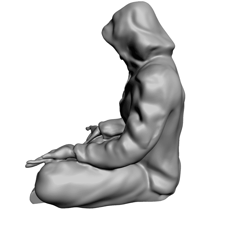 картинка Монах L3-133 3D-STL.COM