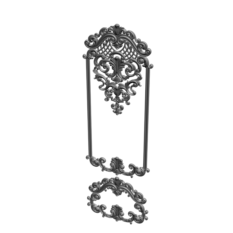 картинка Накладка D10-343 3D-STL.COM