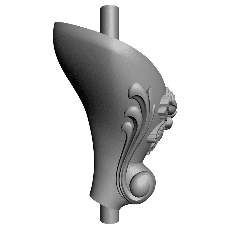 картинка Ножка резная M6-028 3D-STL.COM