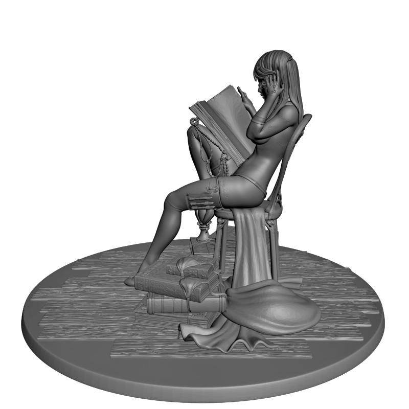 картинка КДМ - библиотекарь - Гектор Моран PI1-445 3D-STL.COM
