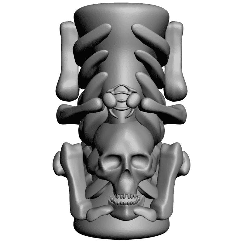 картинка Skelecton-body PI1-280 3D-STL.COM