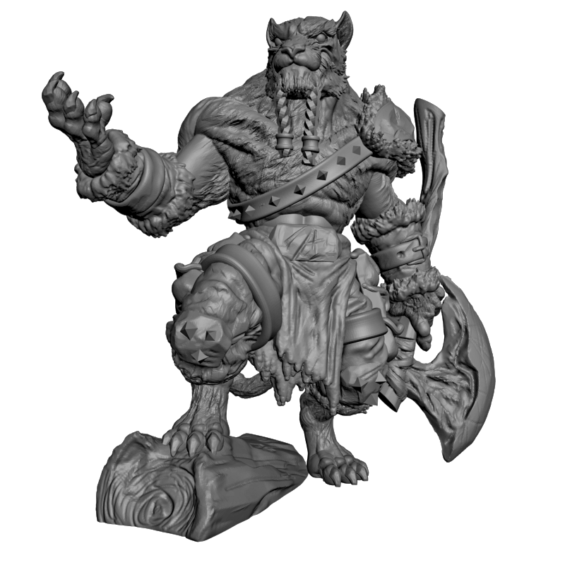 картинка Табакси Варвар PI1-454 3D-STL.COM