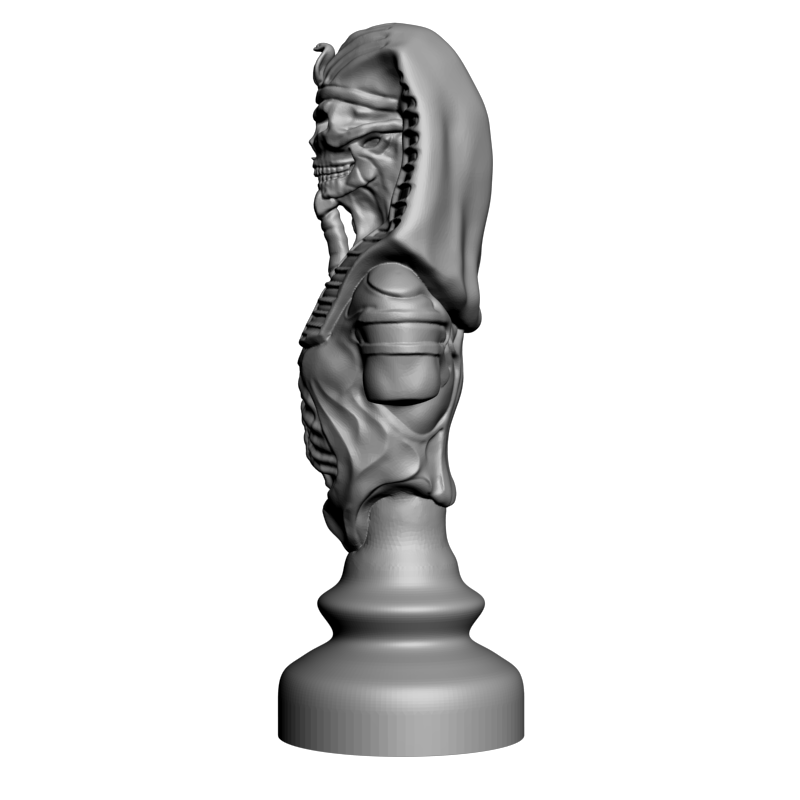 картинка Египетские мумии Король PI3-140 3D-STL.COM