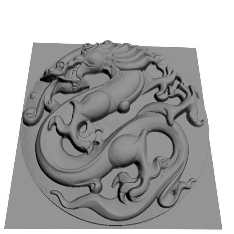 картинка Дракон D12-654 3D-STL.COM