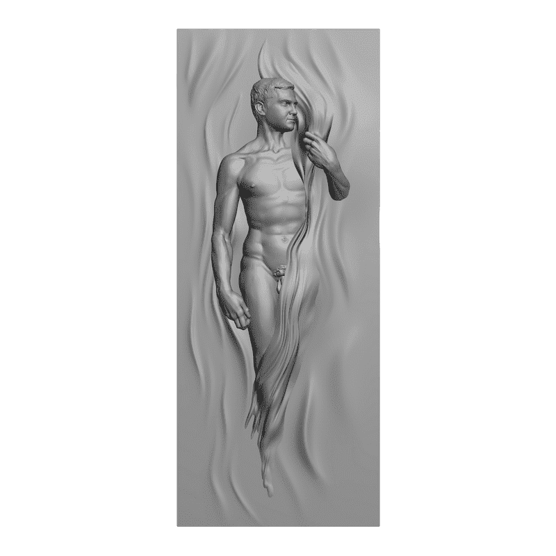 картинка Дверь резная H3-003 3D-STL.COM