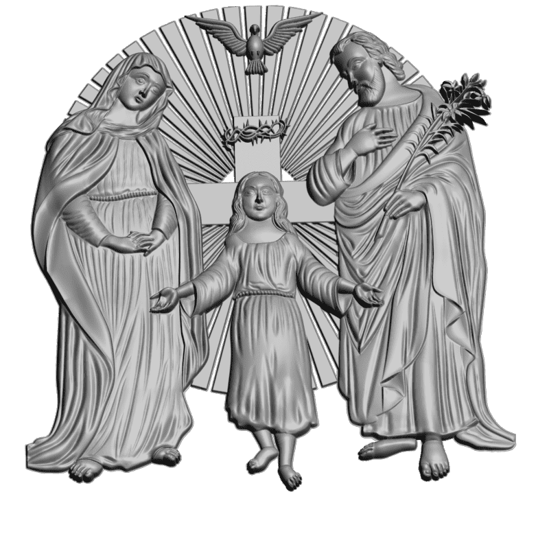 картинка Святое семейство V3-334 3D-STL.COM