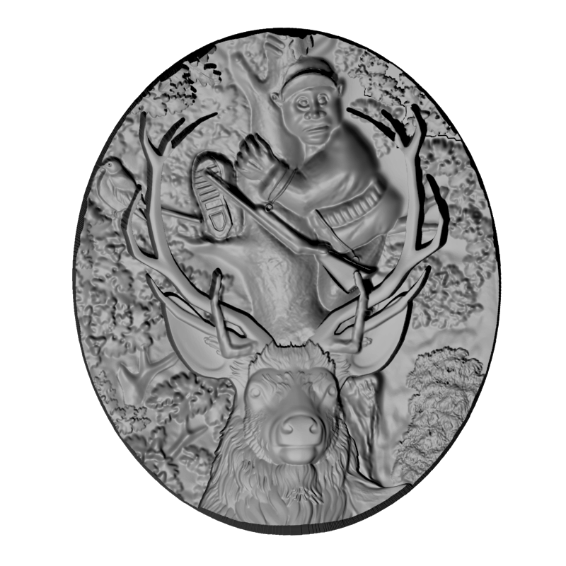 картинка Оберег от оленя P8-010 3D-STL.COM
