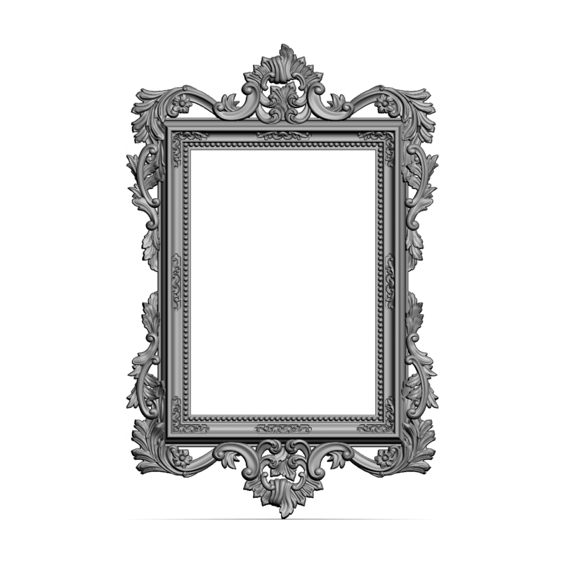 картинка Рама резная D14-510 3D-STL.COM