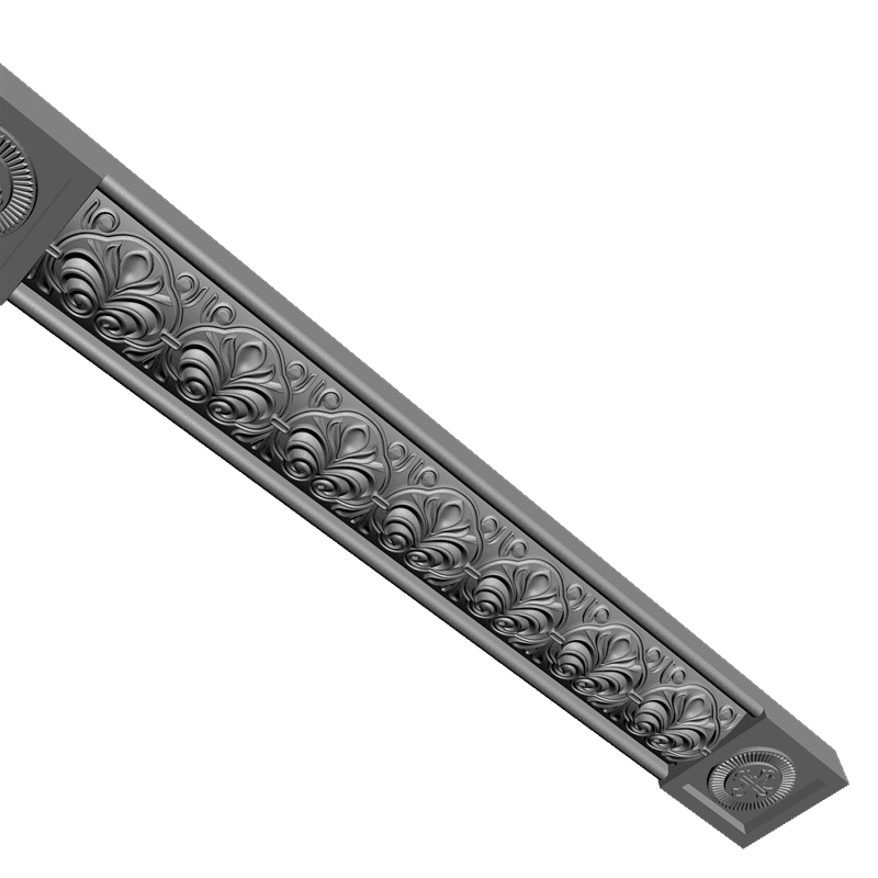 картинка Планка с крестами V9-033 3D-STL.COM