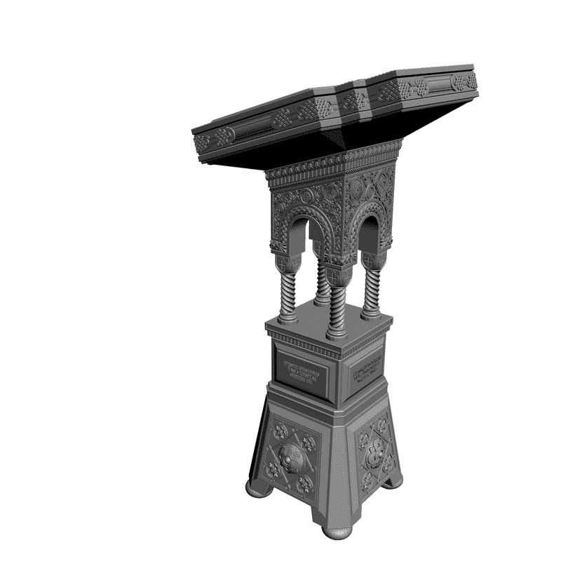 картинка Аналой церковный V8-009 3D-STL.COM