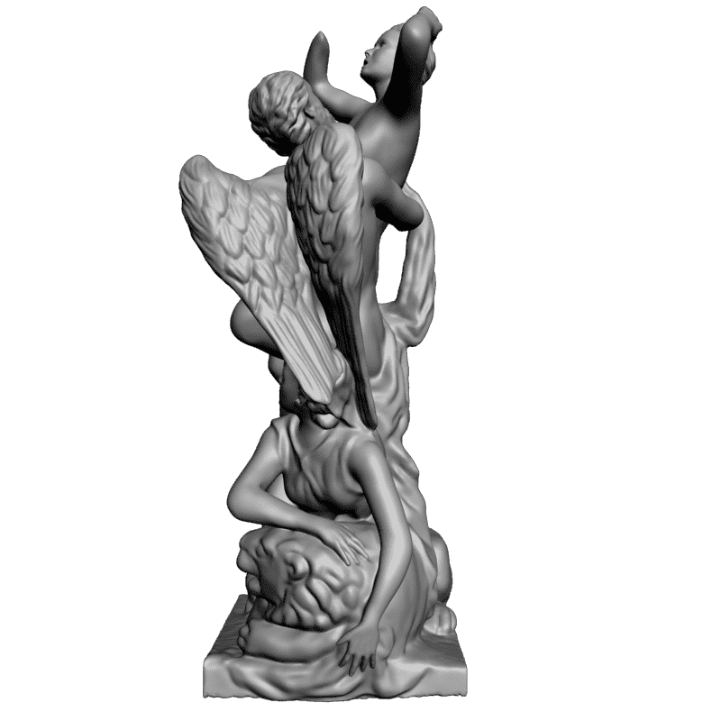 картинка Ангел и девочки L3-139 3D-STL.COM