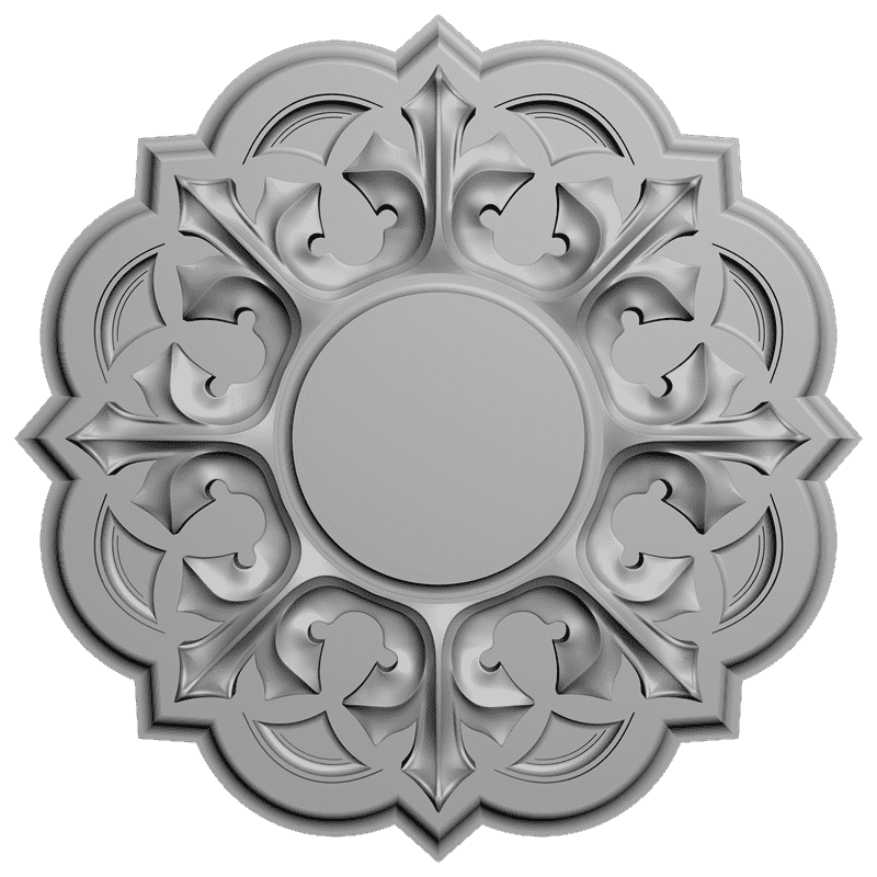 картинка Розетка резная D16-091 3D-STL.COM