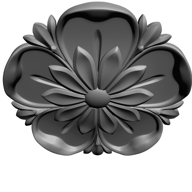 картинка Розетка резная D16-080 3D-STL.COM
