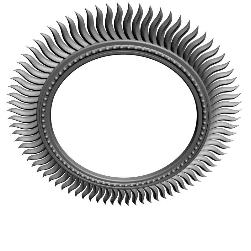 картинка Рама резная D14-427 3D-STL.COM