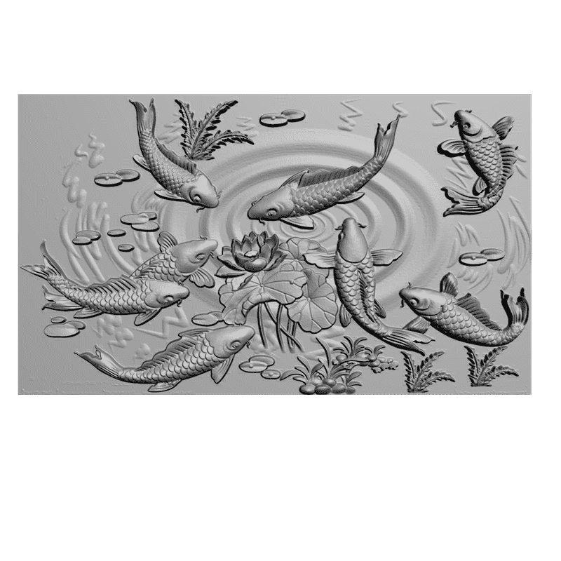 картинка Рыбы D12-131 3D-STL.COM