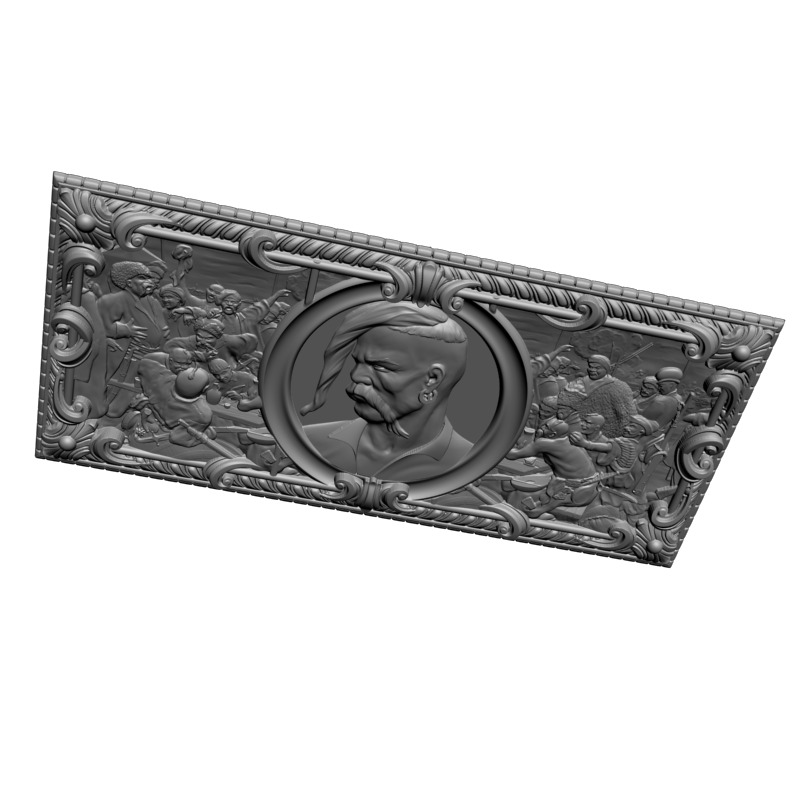 картинка Казаки правая PI2-099 3D-STL.COM
