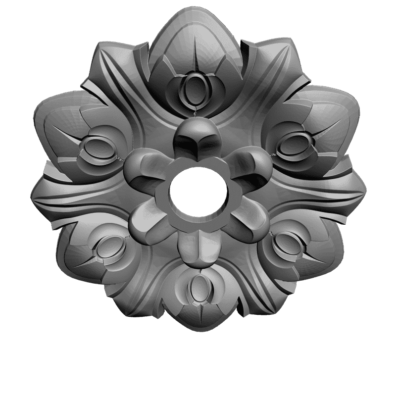 картинка Розетка резная D16-106 3D-STL.COM