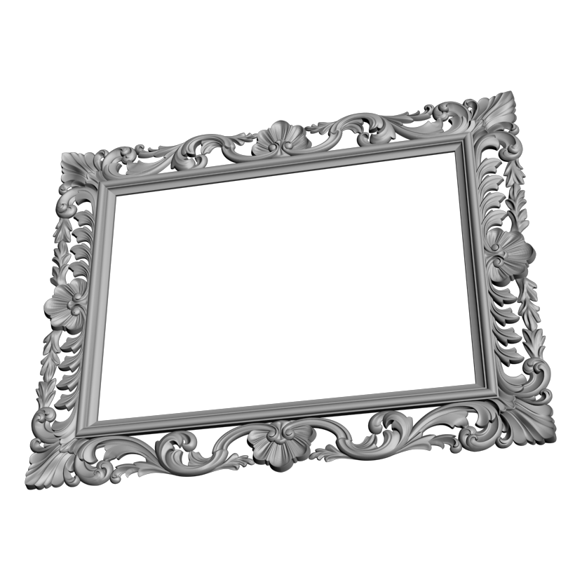 картинка Рамка резная D14-594 3D-STL.COM