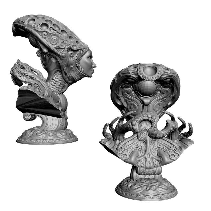 картинка Девушка L2-029 3D-STL.COM