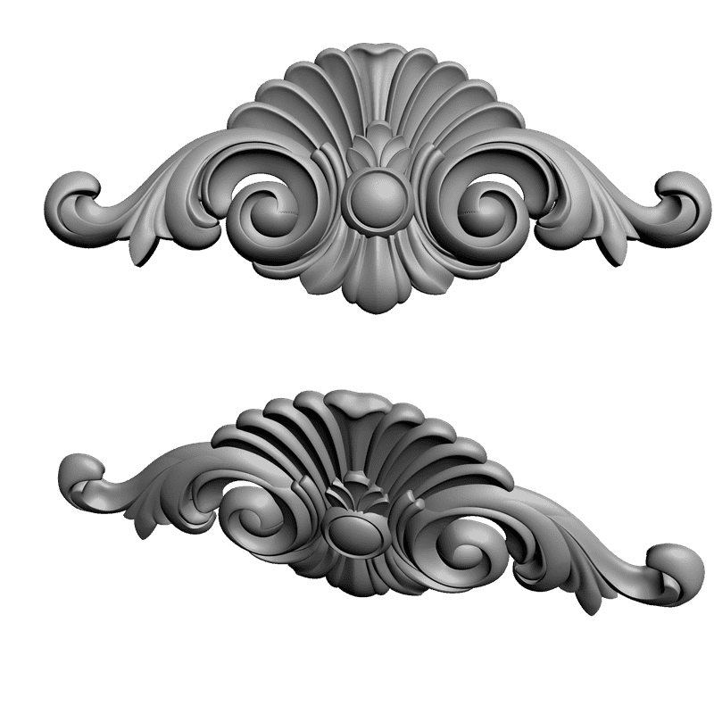 Decor 03. 259035 STL. Дамаск 3d STL. Венеция STL. Лепнина декор 3d.