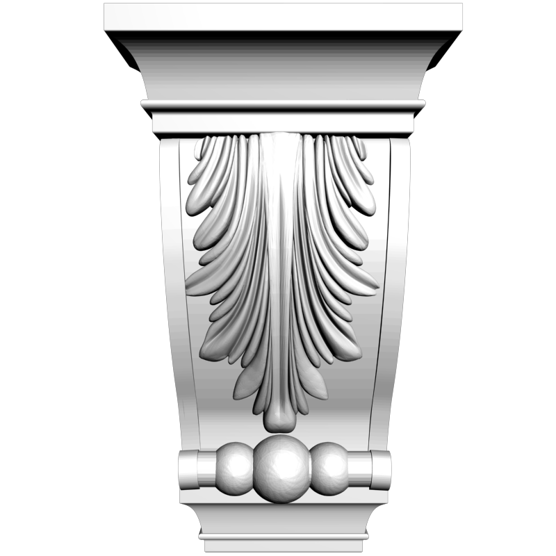 картинка Кронштейн резной D9-191 3D-STL.COM