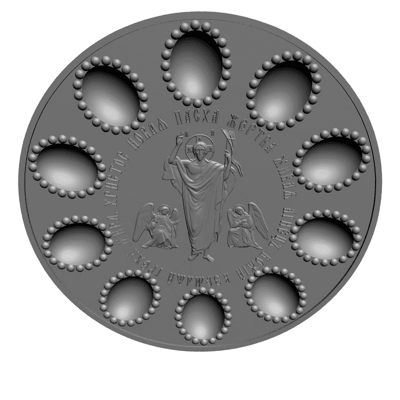 картинка Подставка для пасхальных яиц V8-002 3D-STL.COM