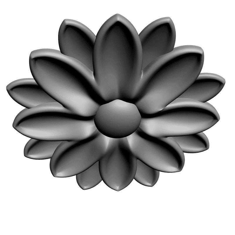 картинка Розетка резная D16-220 3D-STL.COM