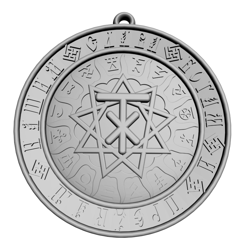 картинка Оберег Чертог Девы RG1-149 3D-STL.COM